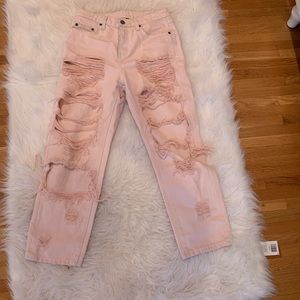 LF Carmar Pink Cargo Pants